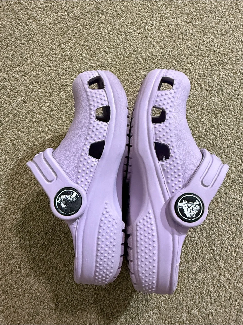CROCS Kids Classic Clog in Lavender Purple Sz C6